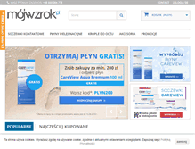 Tablet Screenshot of mojwzrok.pl